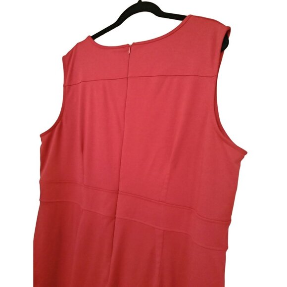 Soho Apparel Plus Size 22W Sleeveless Dress With Silver Stud Accents & Back Zip - Picture 10 of 12